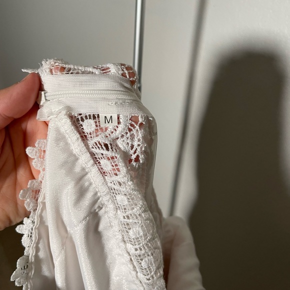White bohemian lace dress - Picture 8 of 9